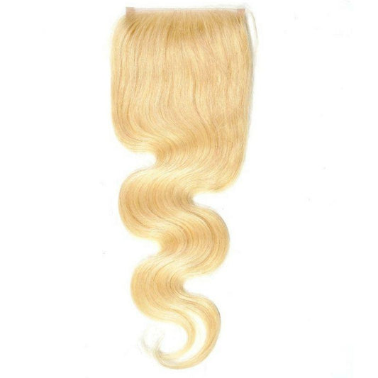 Blonde Body Wave Hair Extension Closure